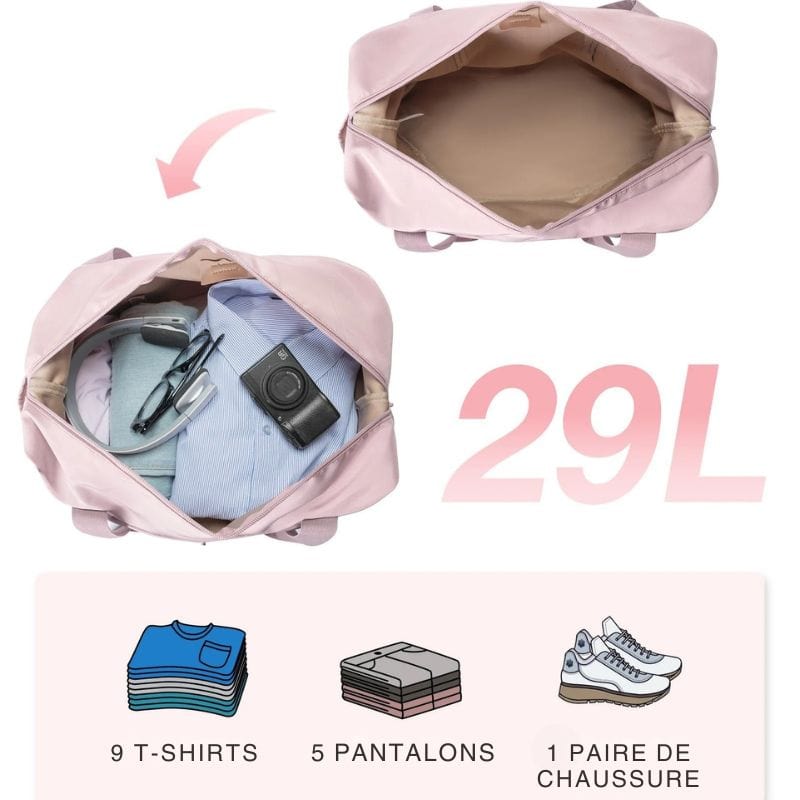 Grand sac de voyage fille - Pliable Dailysac