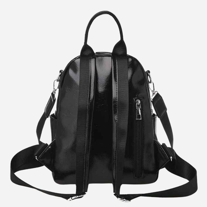 Mini sac à dos cuir femme Noir Dailysac