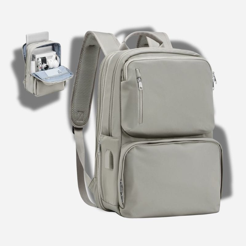 Sac à dos 40L cabine avion Gris / 45x36x20cm Dailysac
