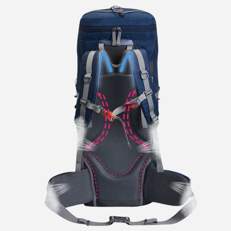 Sac à Dos 60L Voyage - Idéal pour la Randonnée et le Trek Dailysac