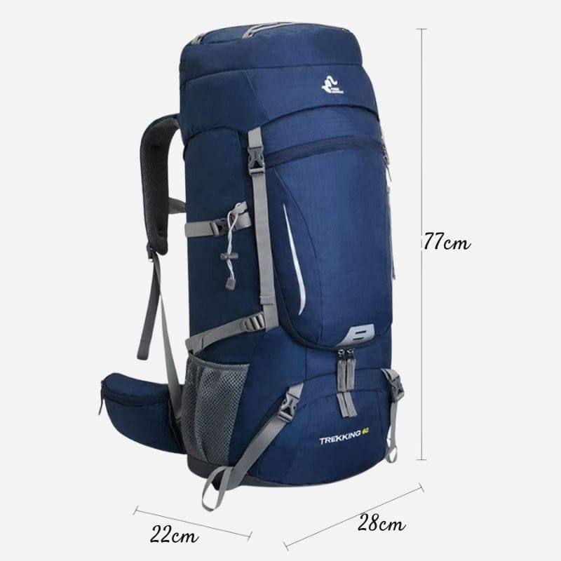 Sac à Dos 60L Voyage - Idéal pour la Randonnée et le Trek Dailysac