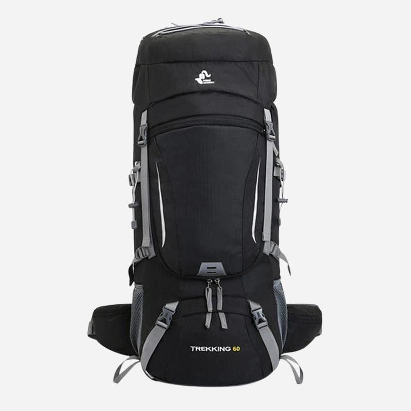Sac à Dos 60L Voyage - Idéal pour la Randonnée et le Trek Noir Dailysac