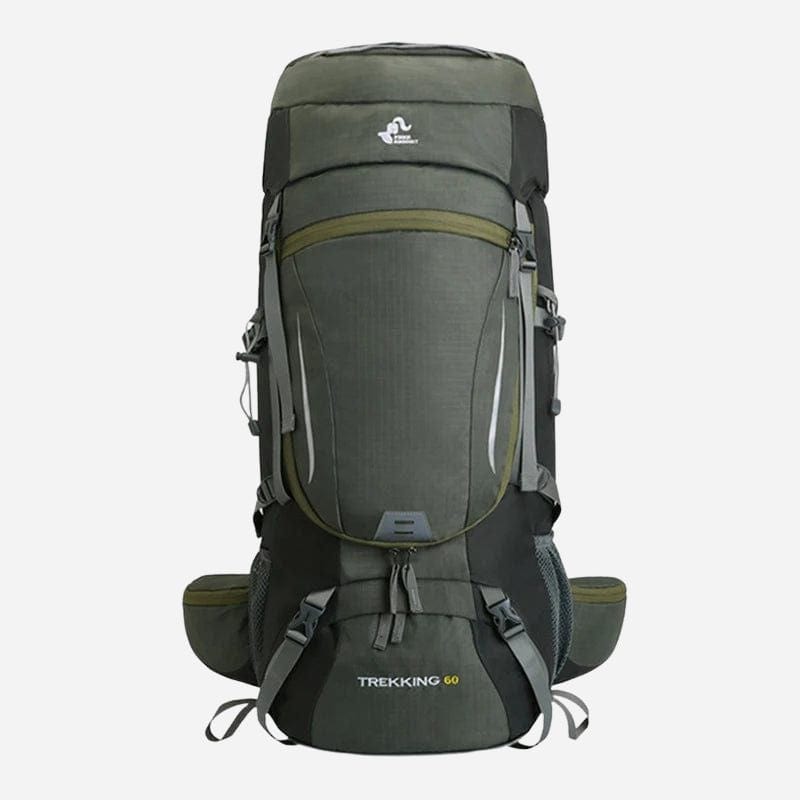 Sac à Dos 60L Voyage - Idéal pour la Randonnée et le Trek Vert Dailysac