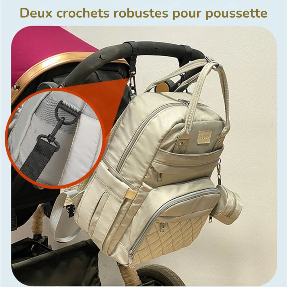 Sac à dos à langer avec matelas Dailysac