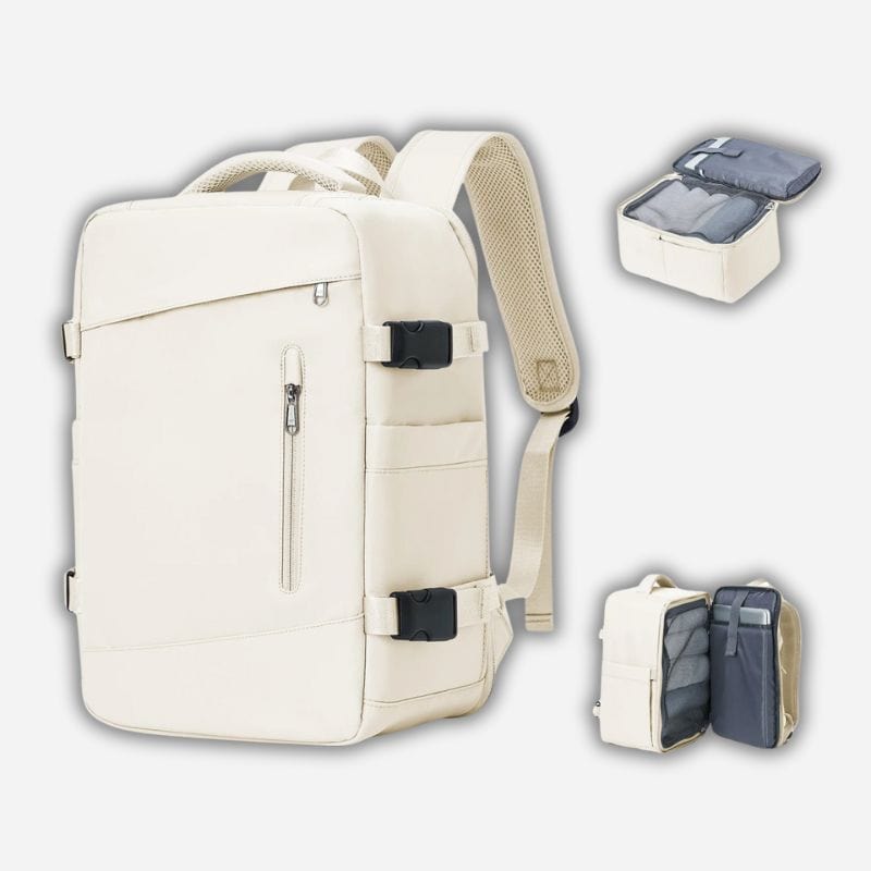 Sac à dos cabine 40x20x25 Beige Dailysac
