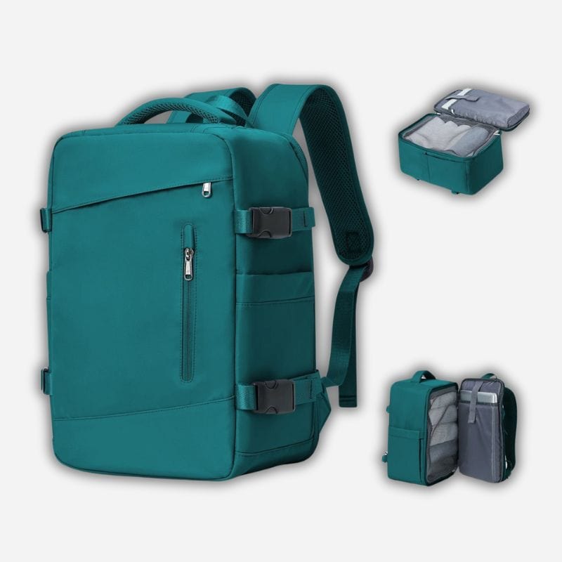 Sac à dos cabine 40x20x25 Peacock Blue Dailysac