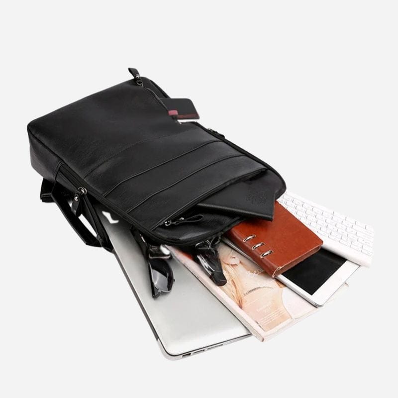 Sac à dos cabine avion cuir - 43x27x10cm Dailysac