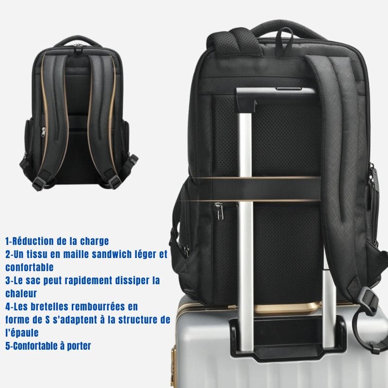 Sac à Dos Cabine Ordinateur 15.6 Pouces Dailysac