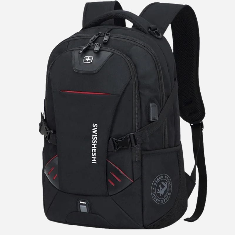 Sac à dos cabine pour portable 17 pouces Noir / 49x30x18cm Dailysac