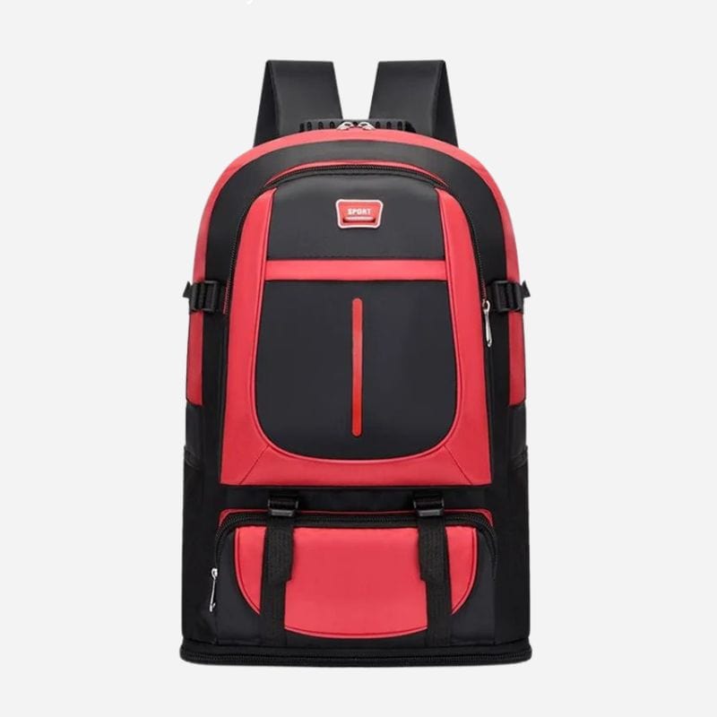 Sac à dos de voyage 100l femme - 66x36x18cm Rouge Dailysac
