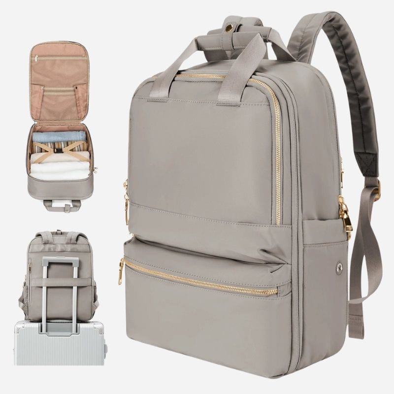 Sac à dos de voyage cabine femme - 40x31x14cm Khaki Dailysac