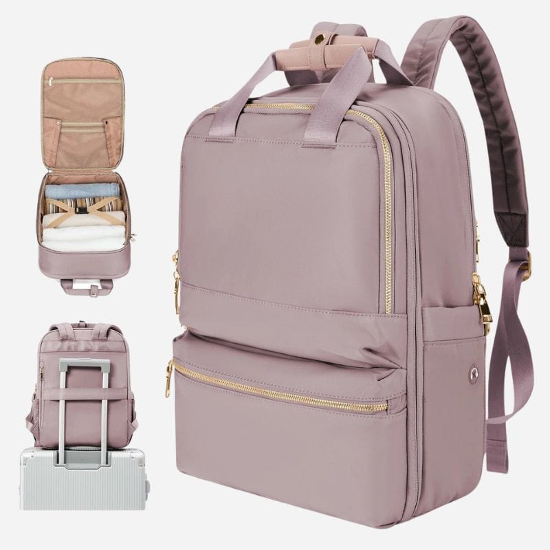 Sac à dos de voyage cabine femme - 40x31x14cm Violet Dailysac