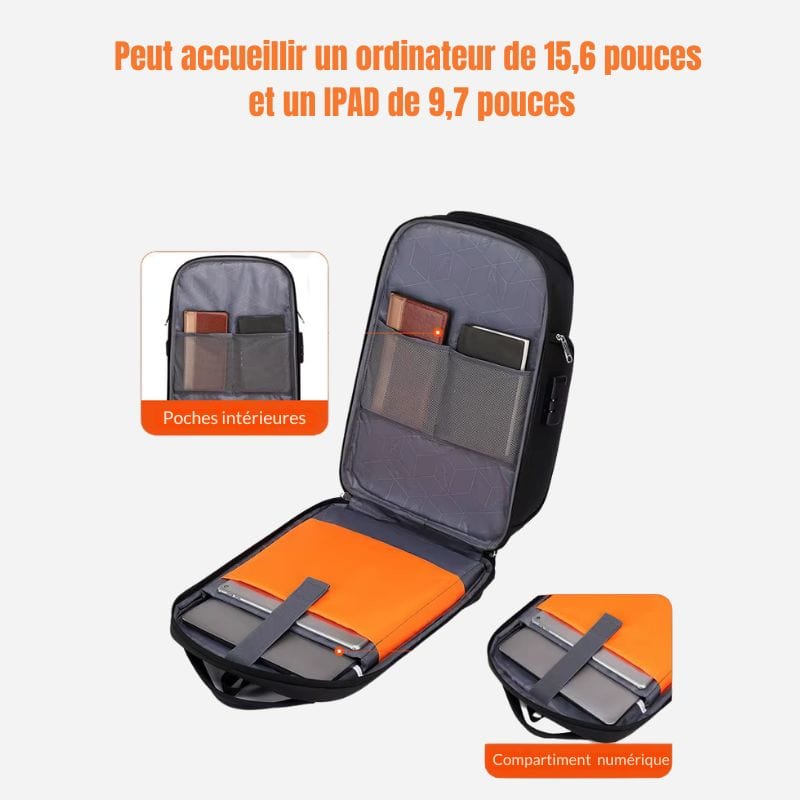 Sac à dos de voyage cabine Noir Dailysac