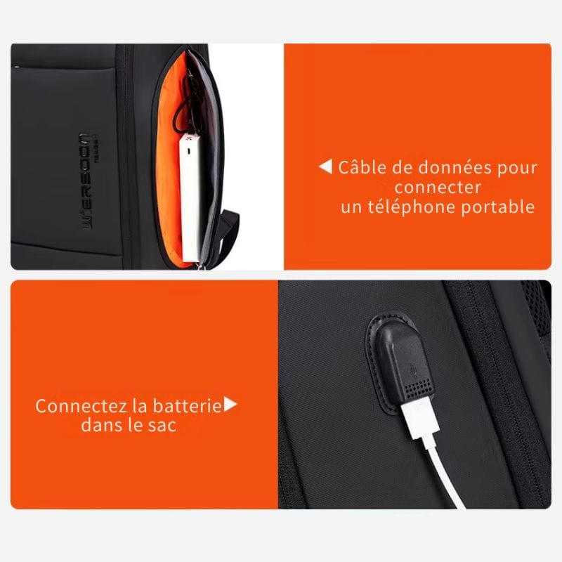 Sac à dos de voyage cabine Noir Dailysac
