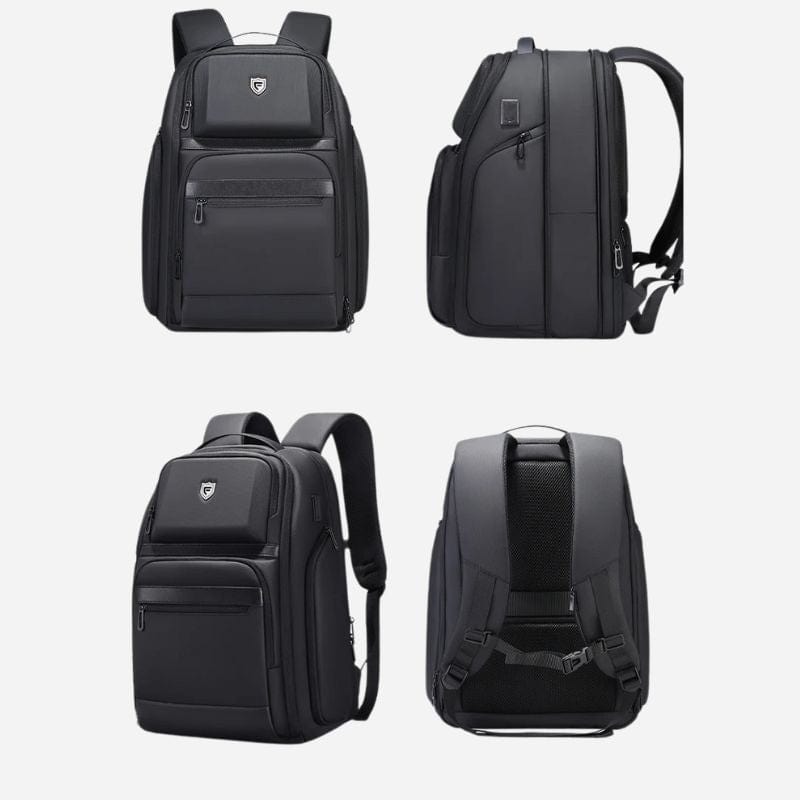 Sac à dos de voyage chic - Extensible Noir Dailysac