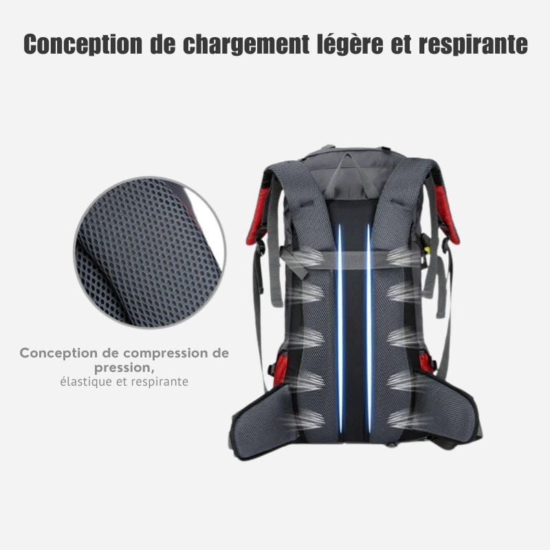 Sac à dos de voyage femme 60 litres Dailysac