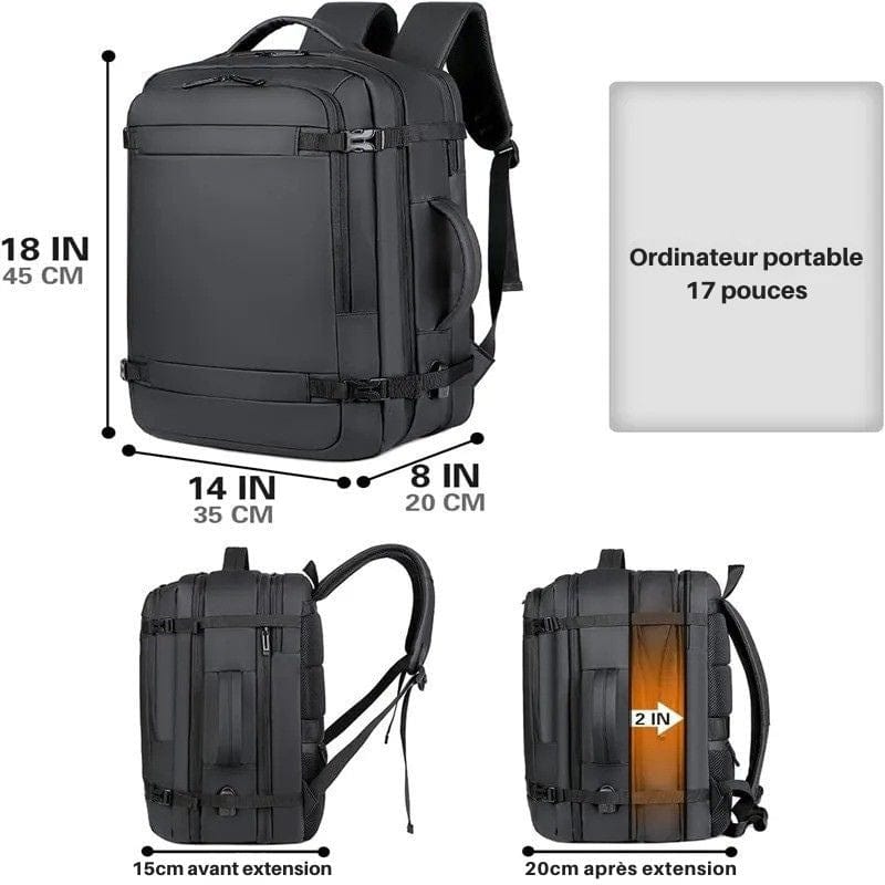Sac à dos de voyage grande capacité Dailysac