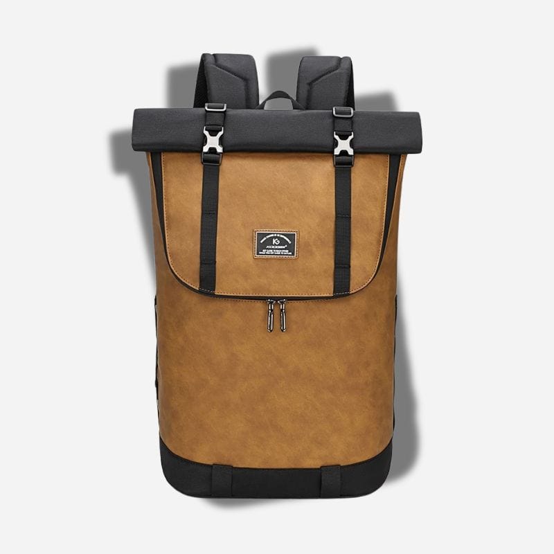 Sac à dos de voyage rolltop Jaune Dailysac