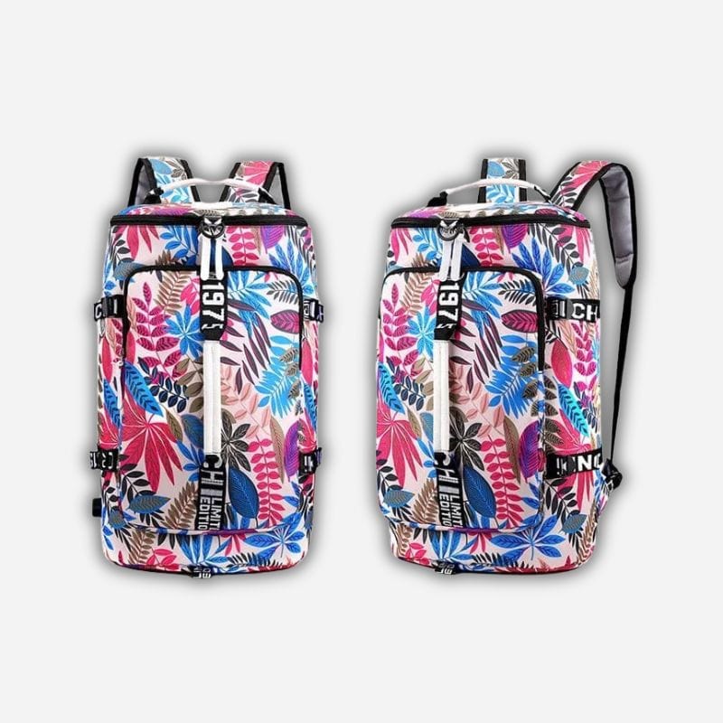 Sac à dos femme pour voyage Rose fleuri Dailysac