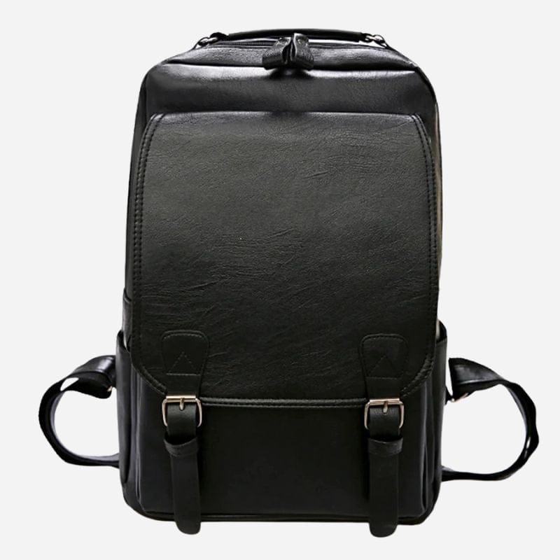 Sac à dos ordinateur cuir homme – Élégant et fonctionnel pour voyager Noir Dailysac