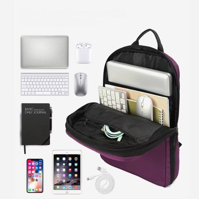 Sac à dos ordinateur femme 16 pouces - Extensible Dailysac