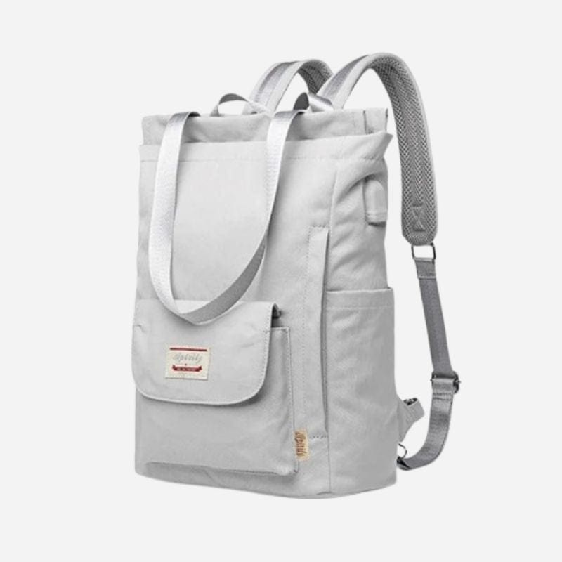 Sac à dos ordinateur portable femme Beige Dailysac