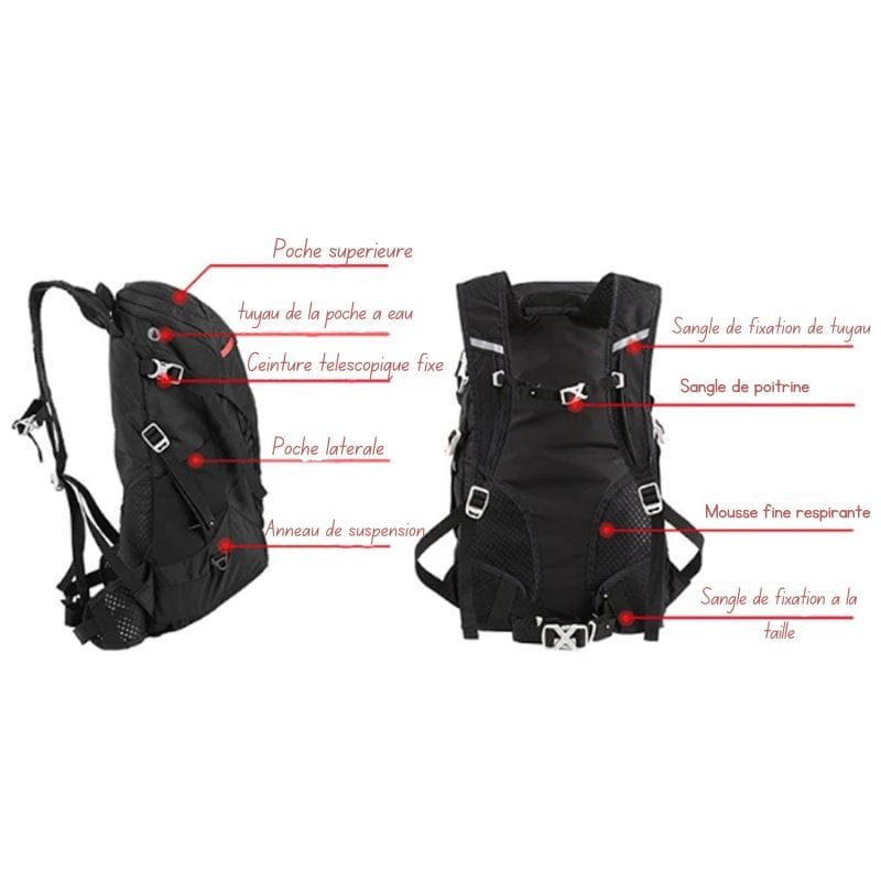Sac à dos pliable voyage Dailysac