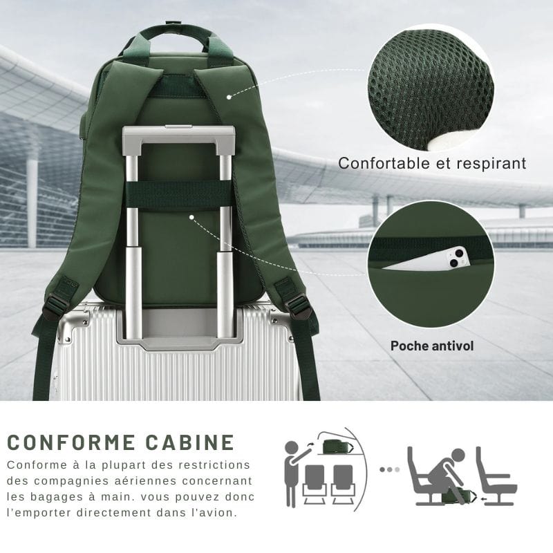 Sac à dos pour cabine avion Dailysac