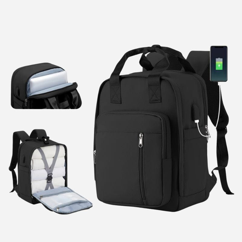 Sac à dos pour cabine avion Noir Dailysac