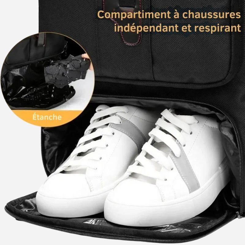 Sac à dos road trip Noir 35L Dailysac