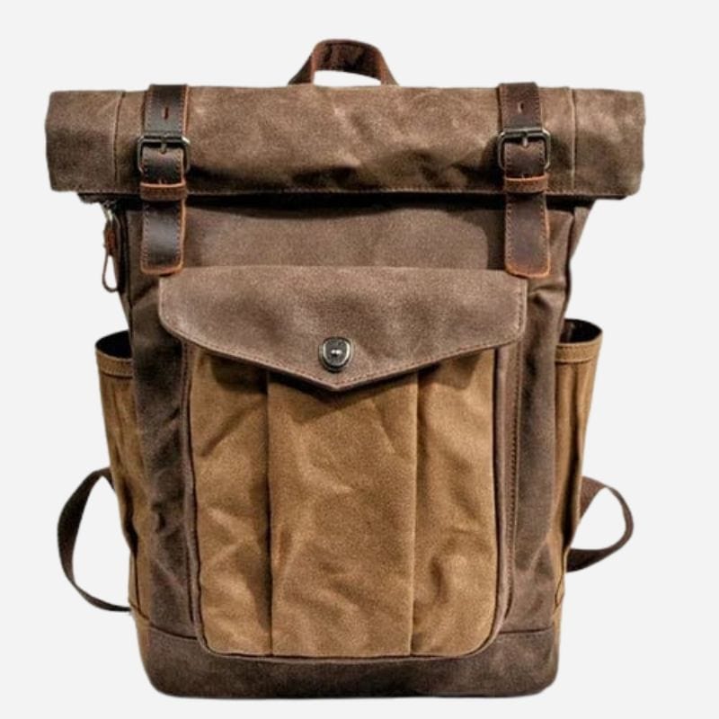 Sac à dos toile et cuir Dailysac