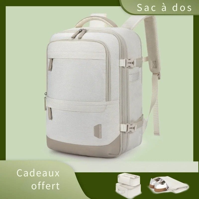 Sac à dos valise cabine Blanc Dailysac