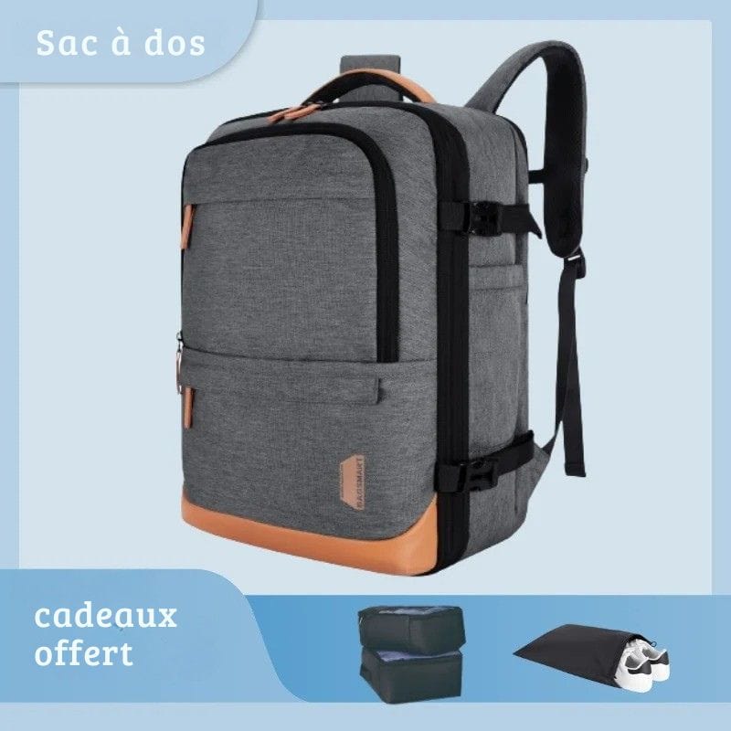 Sac à dos valise cabine Gris Dailysac