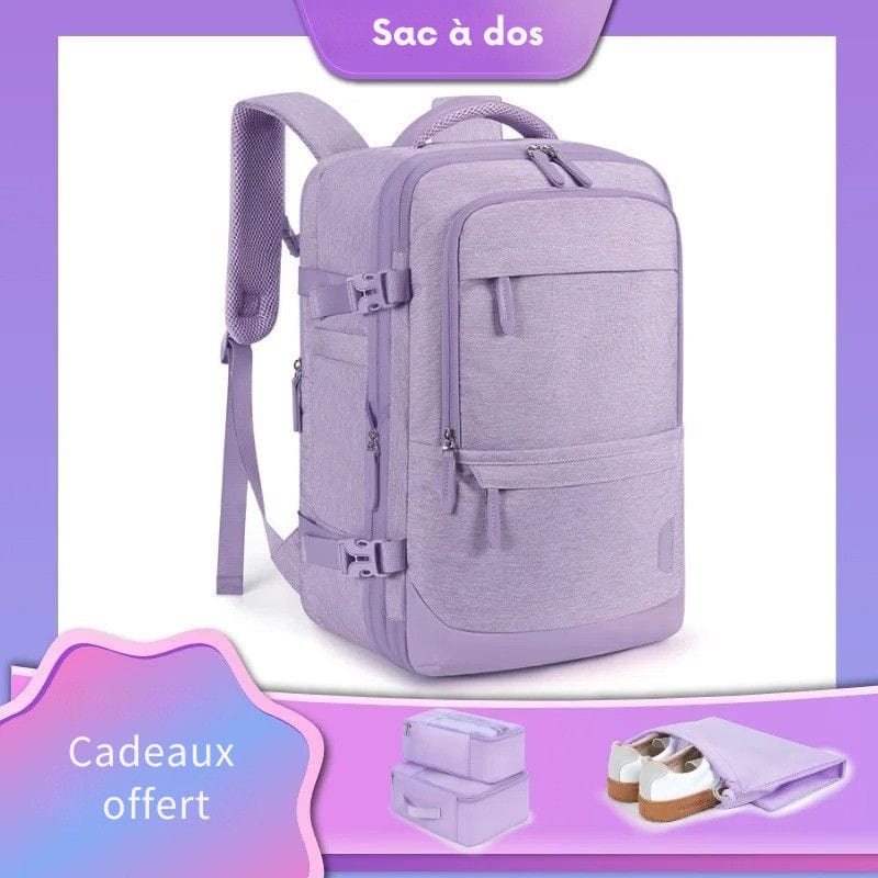 Sac à dos valise cabine Violet Dailysac
