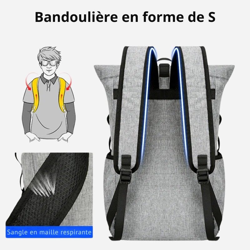 Sac à dos ville femme imperméable Dailysac