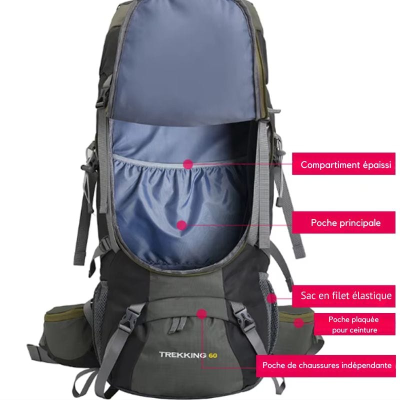 Sac à dos voyage 60l Dailysac