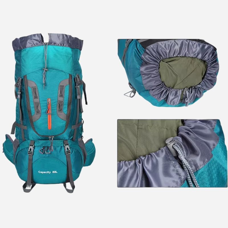 Sac à Dos Voyage 80L – Idéal Camping & Randonnée Longue Durée Dailysac