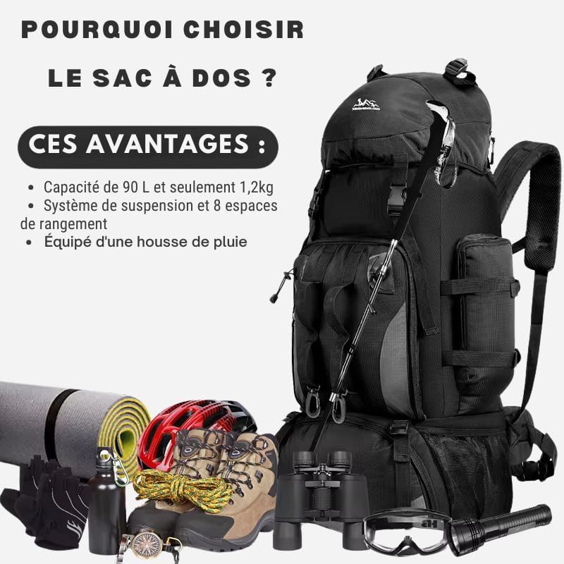 Sac à dos voyage 90L Dailysac
