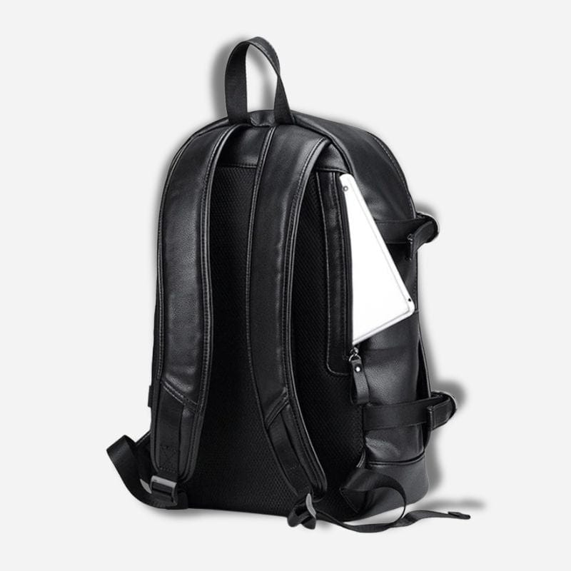 Sac à dos voyage cuir femme Noir Dailysac