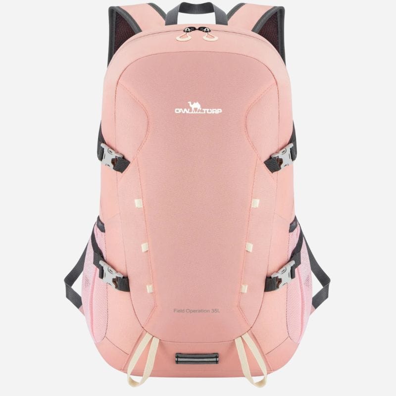 Sac à dos voyage et randonnée femme - 35L pliable Rose / 30 - 40L Dailysac