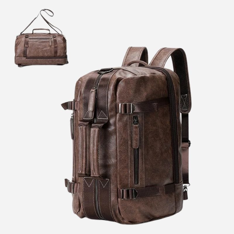 Sac à dos voyage étanche Café / 44x24x30cm Dailysac