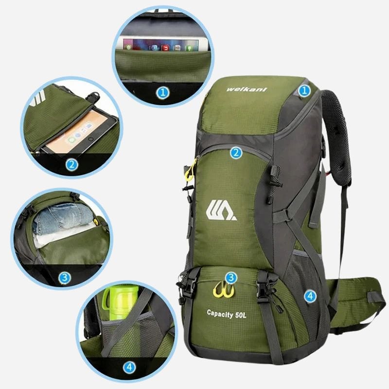 Sac à dos voyage femme 50L Dailysac