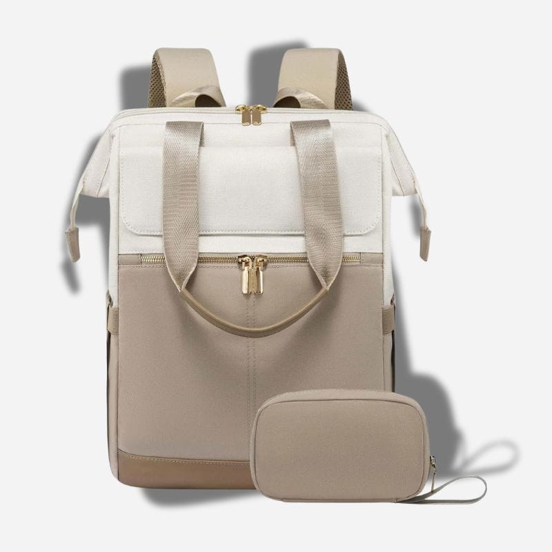 Sac à dos voyage femme chic Marron Dailysac
