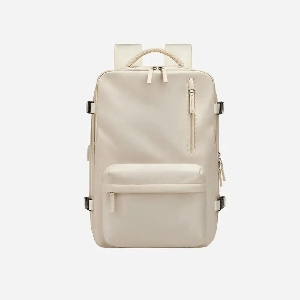 Sac à dos voyage femme grande contenance Beige / 46x30x20cm Dailysac