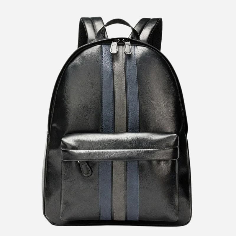 Sac à dos voyage femme noir cuir Noir Dailysac