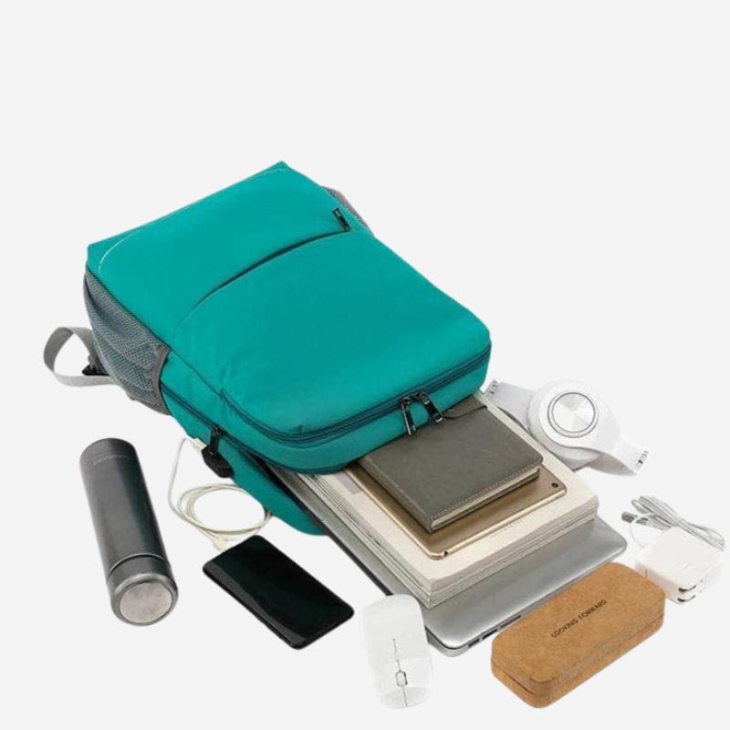 Sac à dos voyage femme tissu matelassé avec prise USB Dailysac