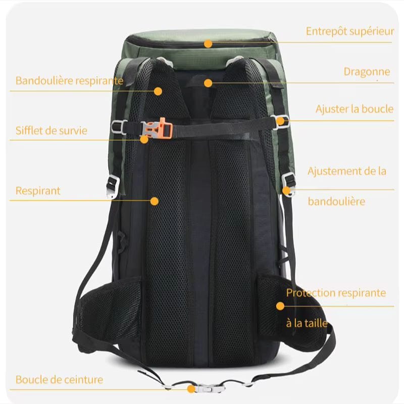 Sac à dos voyage femme trekk Dailysac