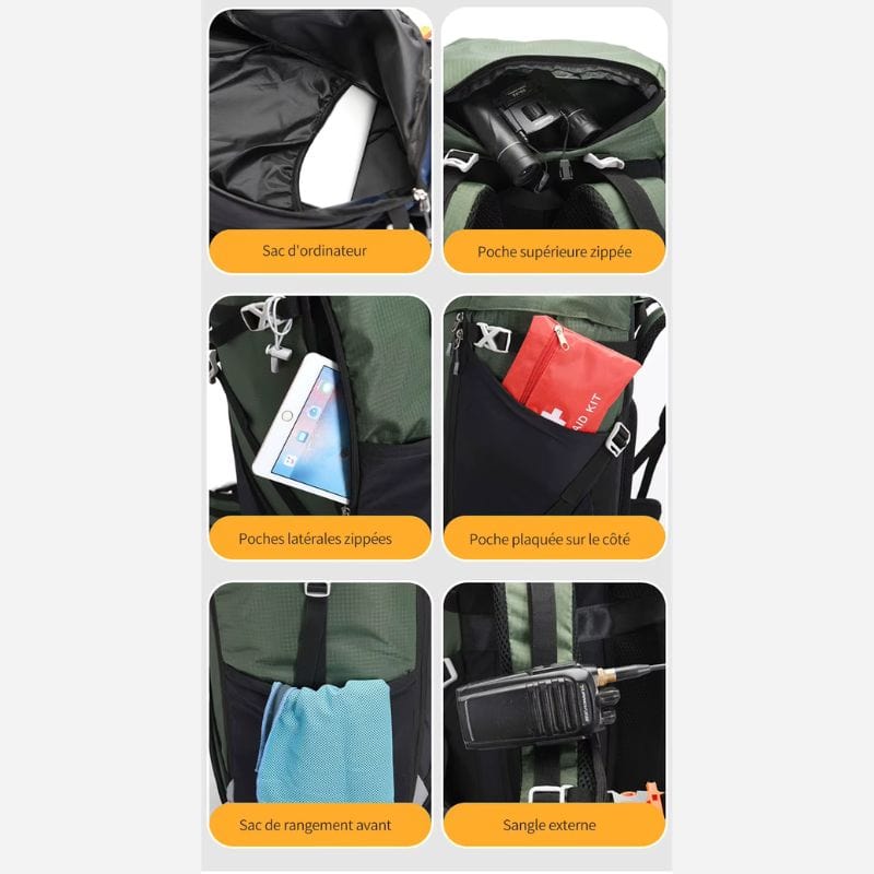 Sac à dos voyage femme trekk Dailysac