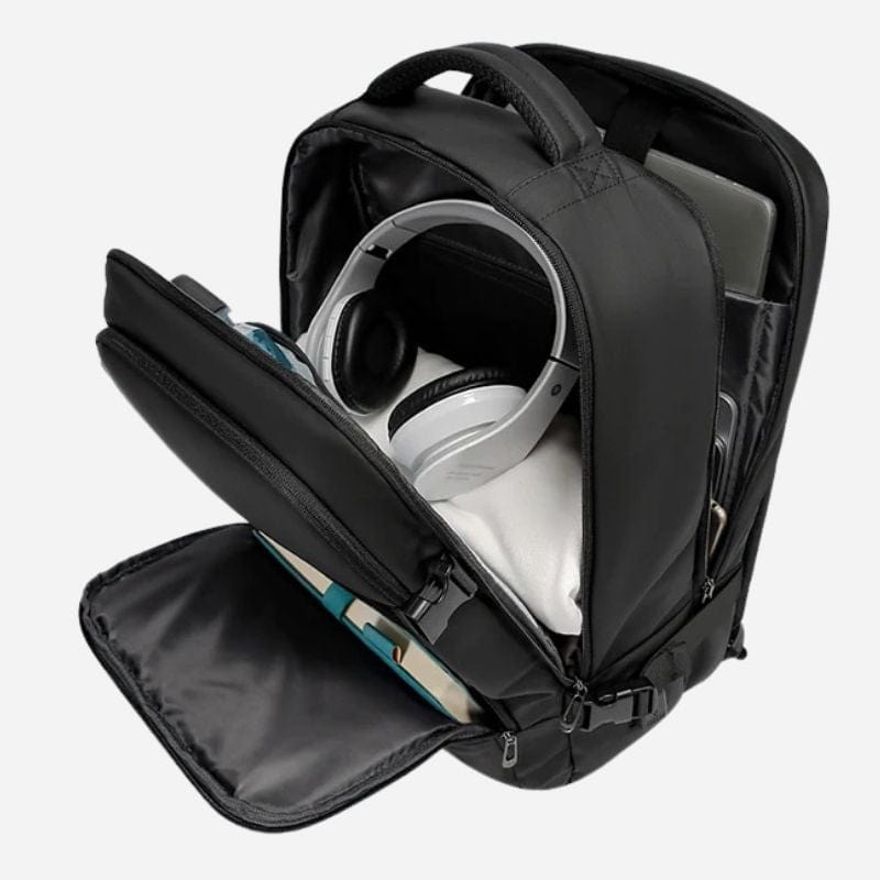 Sac à dos voyage homme - USB Noir / 45 x 31 x 17 cm Dailysac