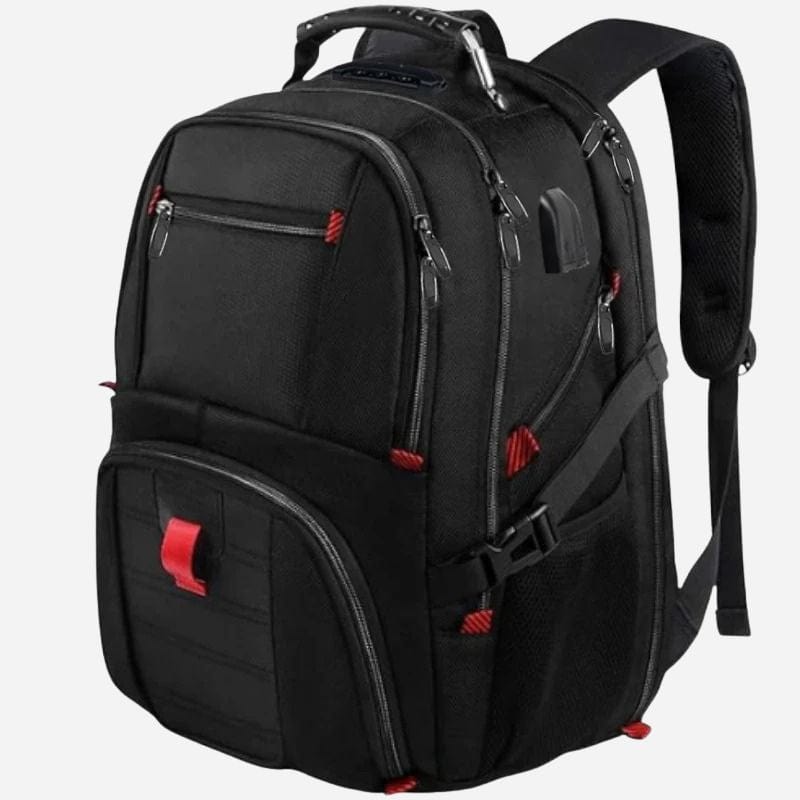 Sac à dos voyage pratique - 52x38x24cm Noir Dailysac